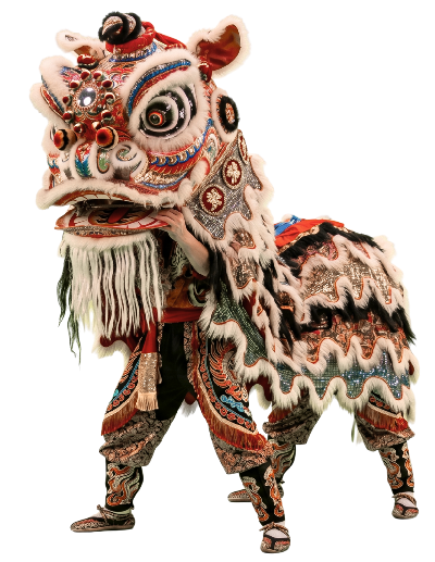 león de la danza tradicional china, la danza del león